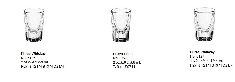 vaso tequilero libbey